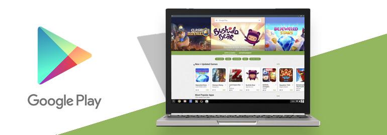 Обложка: Новая версия Google Play позволяет запускать Android-приложения на Chromebook
