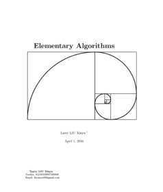 Обложка книги «Elementary Algorithms»
