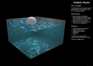 Скриншот WebGL Water