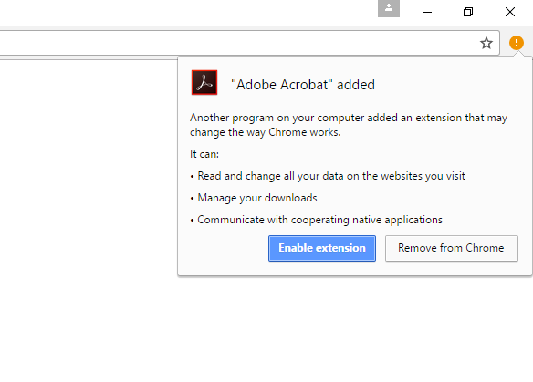 Последнее обновление Acrobat Reader DC скрытно устанавливает расширение Chrome, отправляющее данные в Adobe 1