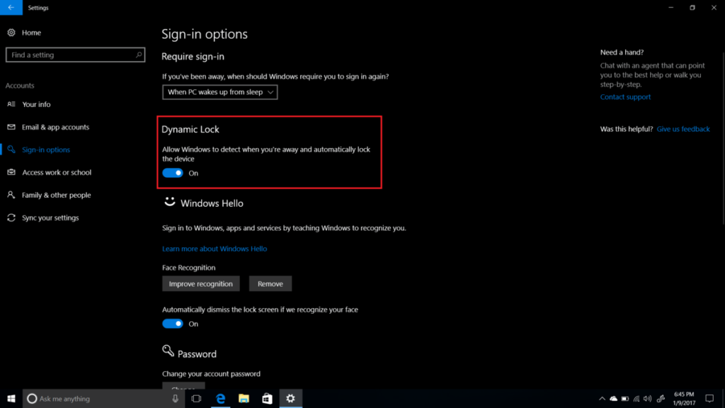 Windows 10 скоро сможет блокировать ваш компьютер, когда вы будете отходить от него 1