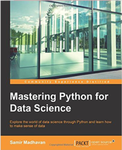 Обложка книги «Mastering Python for Data Science»