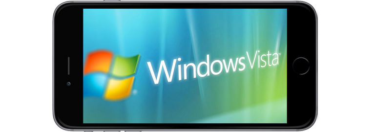 Обложка: На iPhone 7 запустили одну из худших ОС Microsoft, Windows Vista