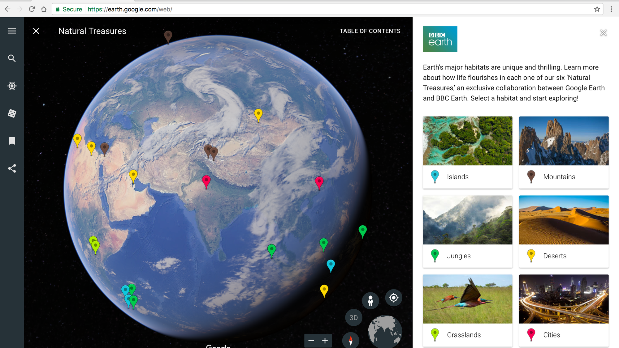 Google выпустила обновление сервиса Google Earth 1
