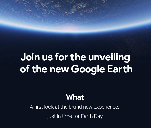 Google публично представит новую версию сервиса Google Earth 1