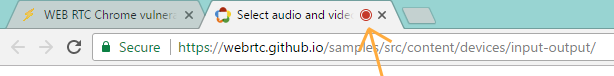 Баг в Chrome позволяет сайтам записывать аудио и видео незаметно для пользователя 1