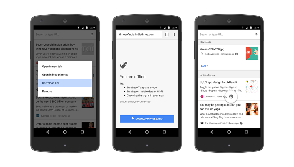 Google улучшила возможности работы с офлайн-контентом в новой версии Chrome для Android 1