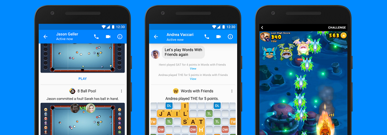 Обложка: Instant Games, игровая платформа в Facebook Messenger, теперь доступна по всему миру
