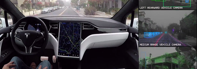 Обложка: Через 2 года можно будет спать за рулем: Илон Маск прояснил планы Tesla относительно полностью автономного вождения
