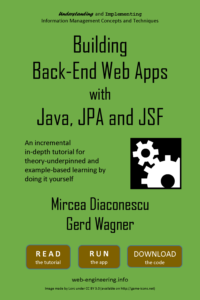 Обложка книги «Building Back-End Web Apps with Java, JPA and JSF»
