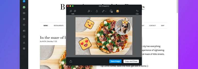 Обложка: Редактируемые скриншоты и VK Messenger в боковой панели: выпущен браузер Opera 49