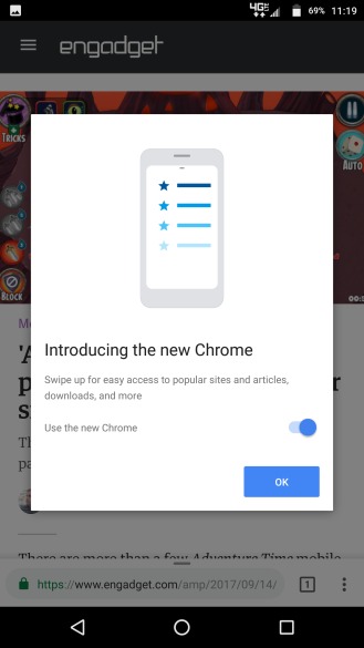 Google анонсировала выход Chrome 63 для Android-устройств 5