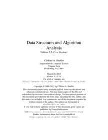 Обложка книги «Data Structures and Algorithm Analysis»