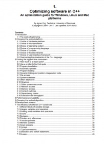 Обложка книги «Optimizing Software in C++»