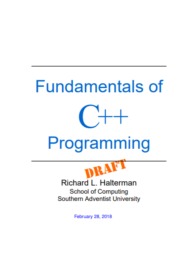 Обложка книги «Fundamentals of Programming C++»
