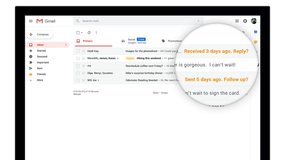Google анонсировала крупное обновление Gmail 2