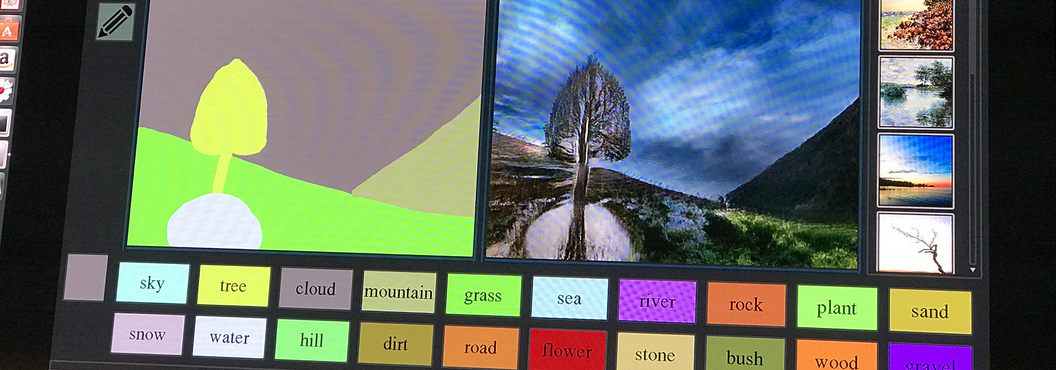 NVIDIA показала нейросеть для создания фотореалистичных пейзажей по наброскам