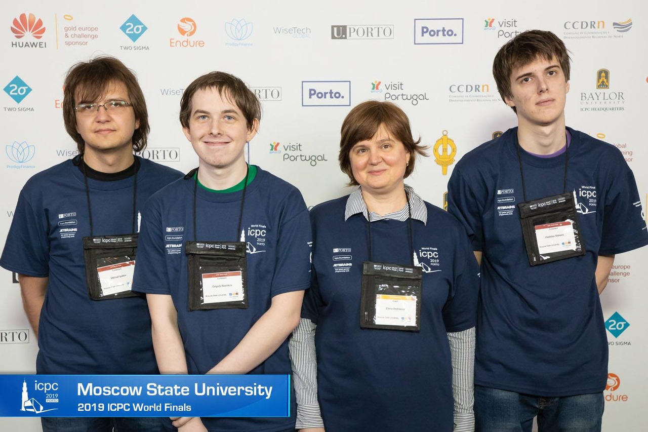 Команда МГУ победила в мировом чемпионате по программированию ICPC 2019 1