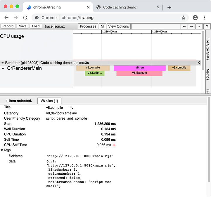 Кэширование кода для JavaScript-разработчиков на примере Chrome 2