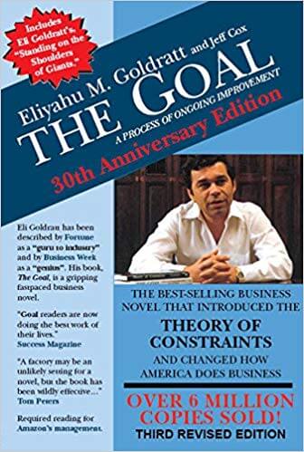 «The Goal» — Eliyahu M. GoldrattrnrnNovel on project management and business processes improvement.