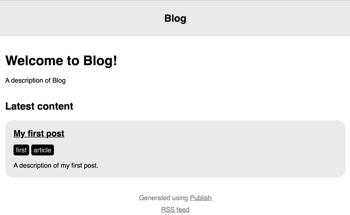 Создаём блог на Swift и размещаем его на GitHub Pages 1