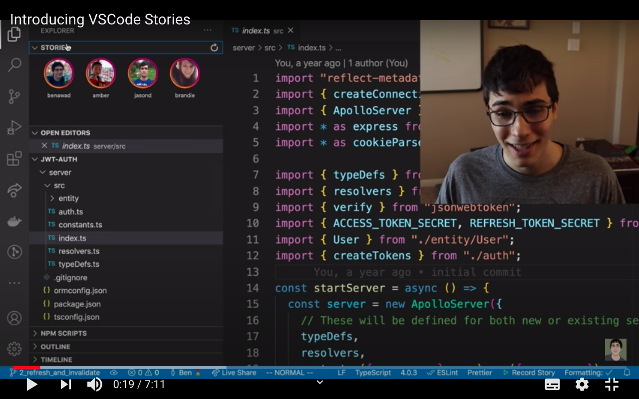 Обложка: В Visual Studio Code появились «истории», у плагина уже больше 16 000 установок