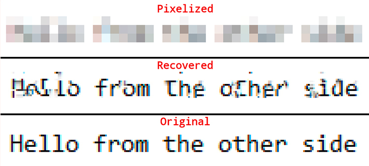 На GitHub опубликовали алгоритм для расшифровки «пикселизированных» изображений 1