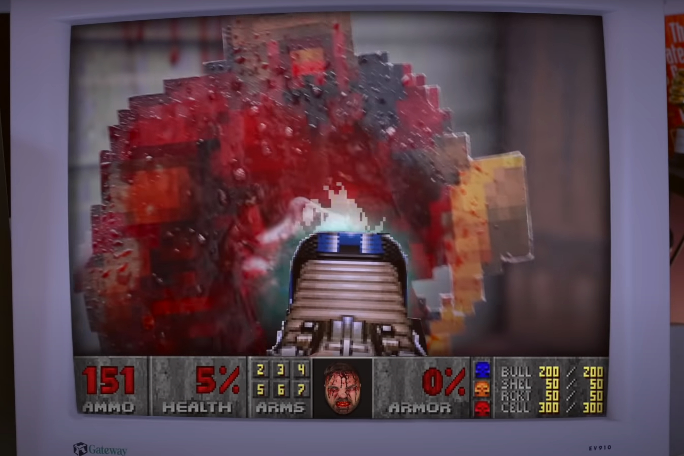 Видео: энтузиаст воссоздал первый уровень DOOM II с помощью картона 1