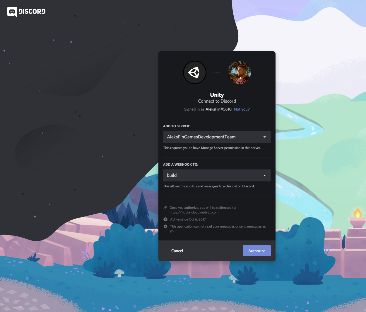 Discord-бот на Python для автоматизации работы с Unity Cloud Build в GameDev команде 22