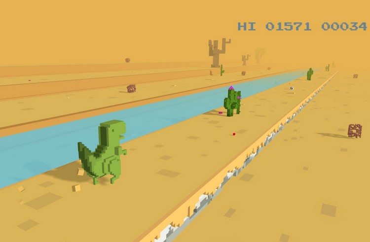 Google добавила игру про динозаврика из Chrome в виджет для iOS 1