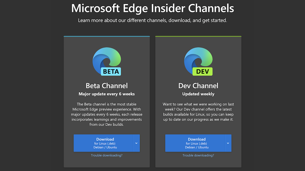 Microsoft выпустила первую бета-версию браузера Edge для Linux 1