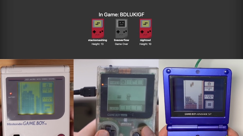 Видео: разработчик добавил онлайн-мультиплеер в портативную консоль Nintendo 1989 года 1