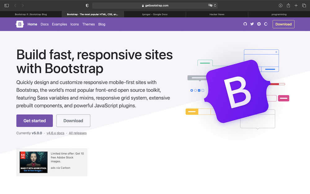 Обложка: Вышел Bootstrap 5. Рассказываем главное о новой версии