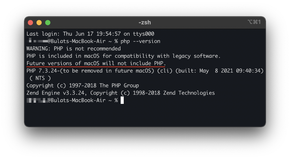 Apple удалила PHP из новейшей macOS 12 Monterey 1