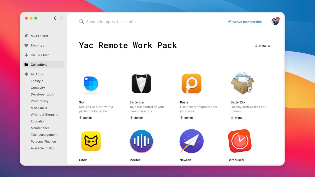 В магазине Setapp на Mac появилось 15 новых приложений для удалённой работы от Yac. Может, и для вас что-то найдётся 1