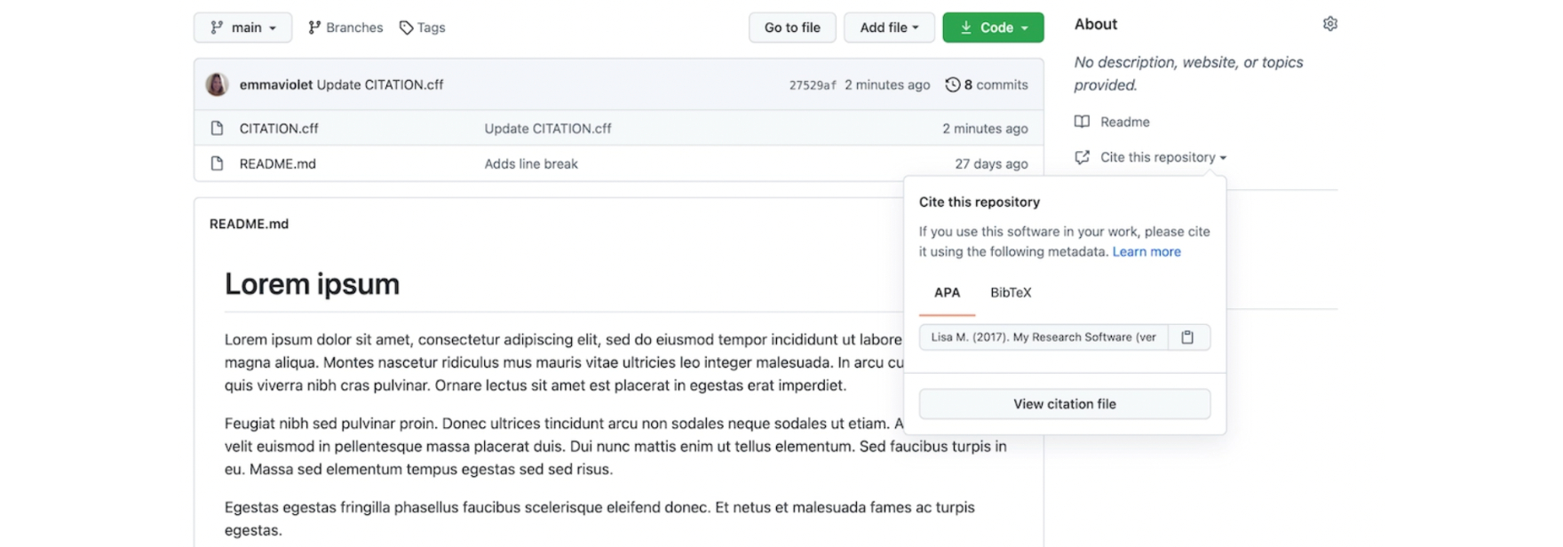 Обложка поста В GitHub завезли расширенную поддержку цитирования, чтобы было проще ссылаться на репозитории исследователей