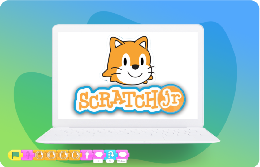 Обложка: Программирование для детей на Scratch Junior — бесплатные видеоуроки для детей от 6 лет