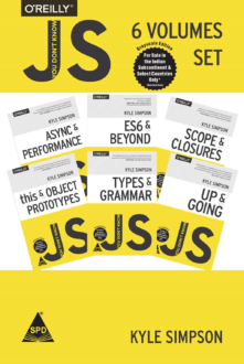 Обложка книги «You don’t know JavaScript («Вы не знаете JavaScript»: серия из шести книг), Кайл Симпсон»