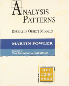 Обложка книги «Analysis Patterns: Reusable Object Models»