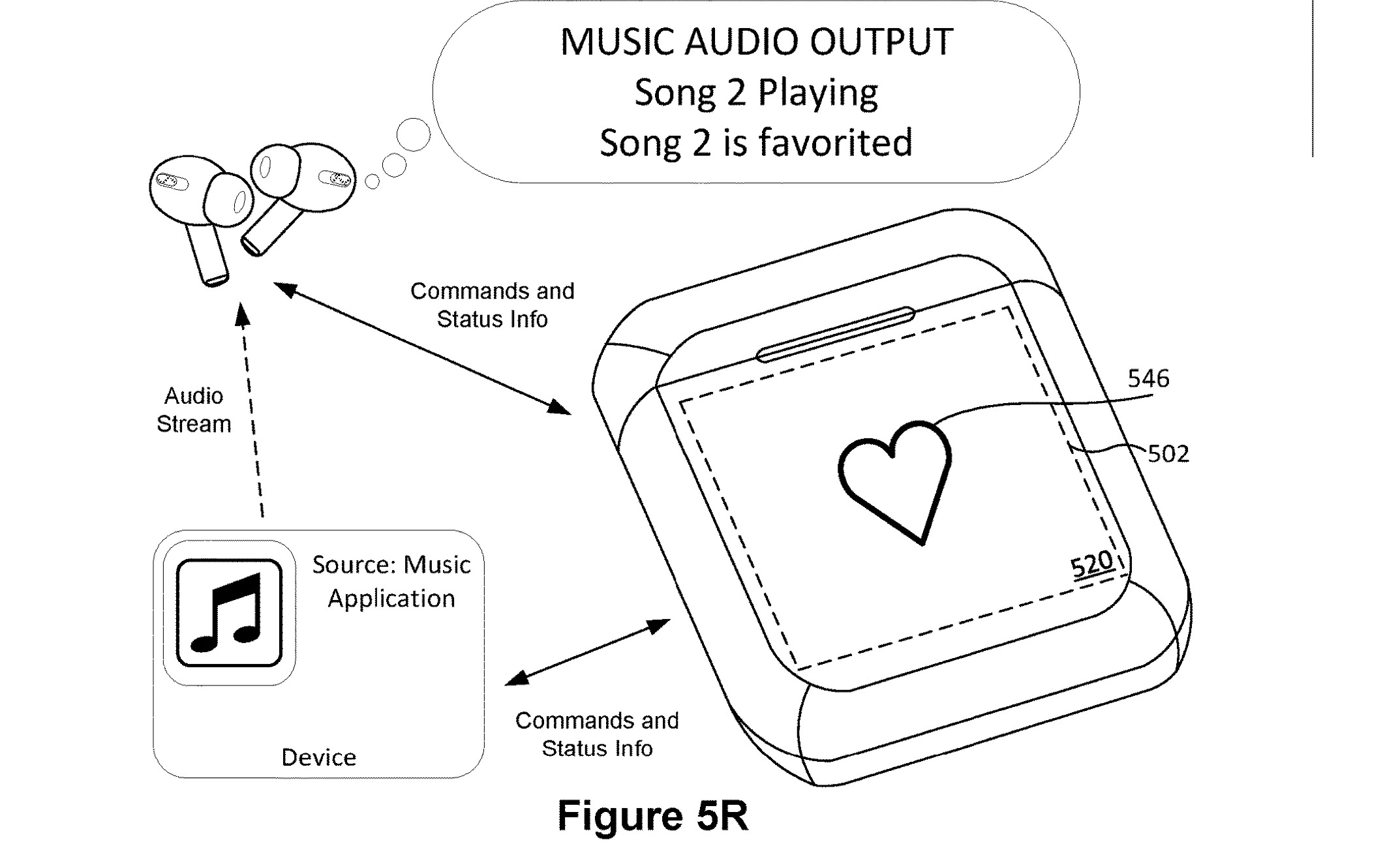 Apple запатентовала кейс для AirPods с сенсорным дисплеем 4