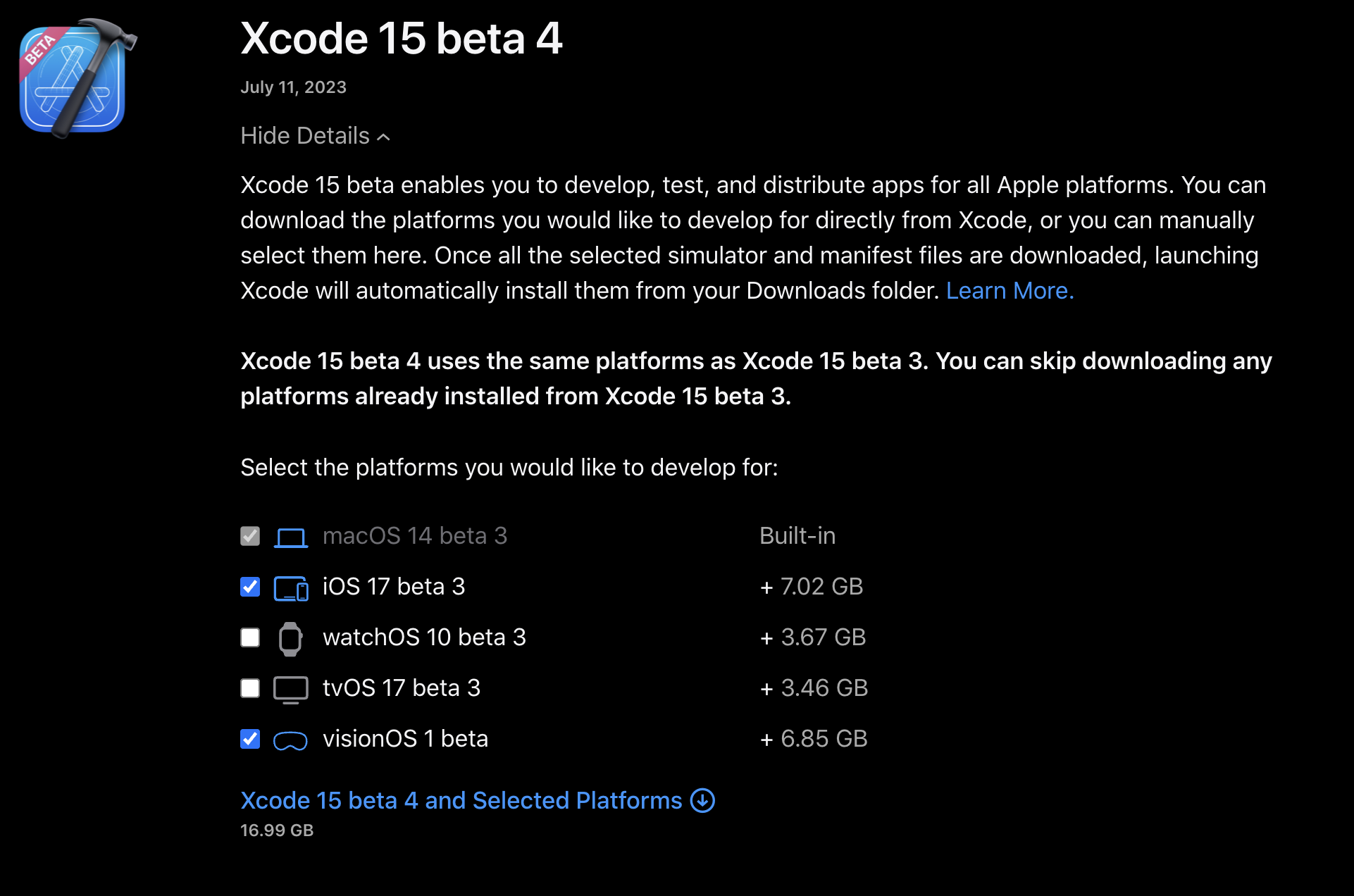 Как установить Apple Vision SDK 1