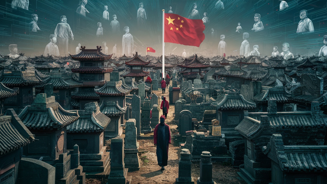 Обложка поста В Китае начался бум «цифрового воскрешения» родных и близких