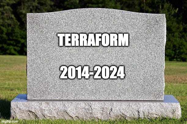 Начало конца Terraform?