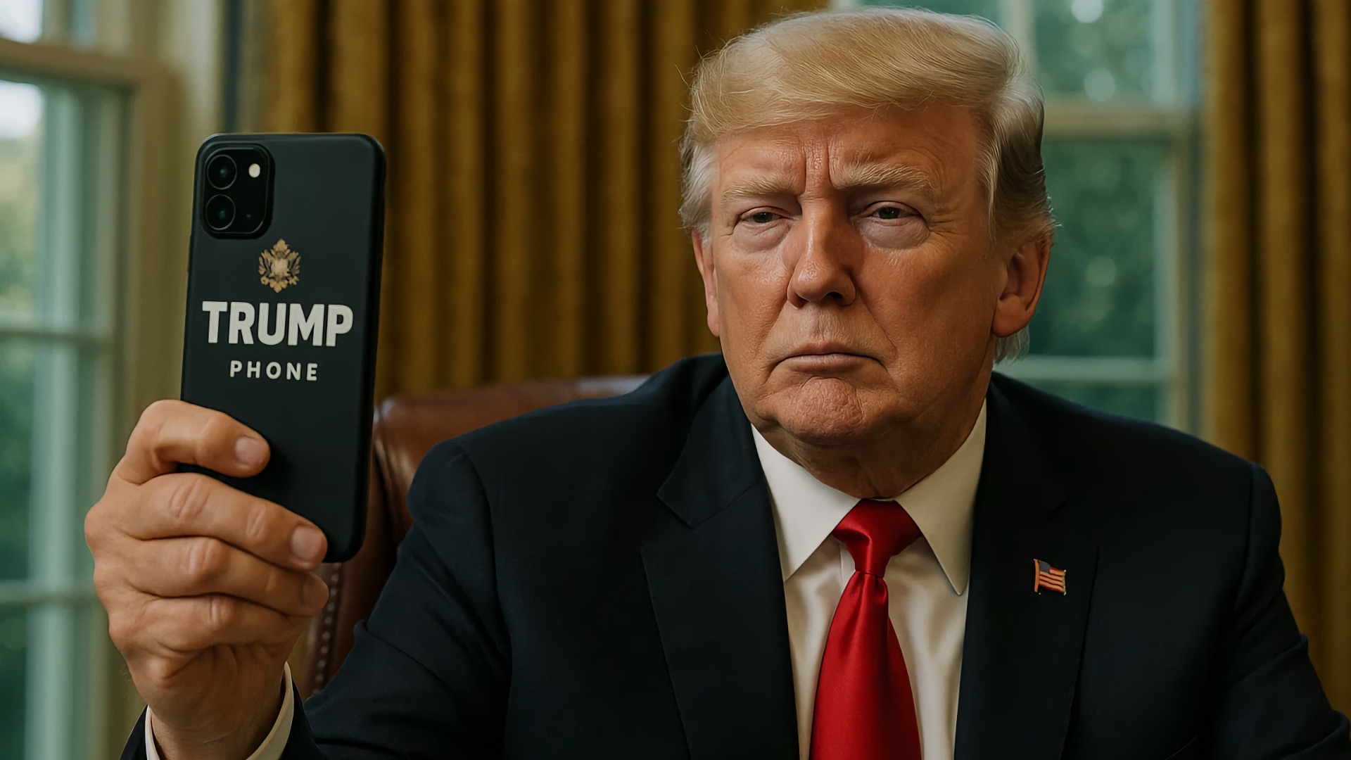 «Трампофон» за $499 — президент США представил фирменный гаджет и мобильный сервис