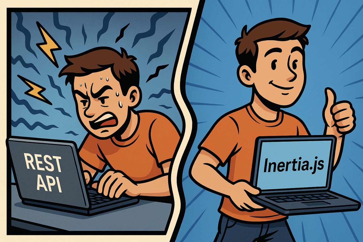 Как я ушёл от REST и начал жить проще с Inertia.js