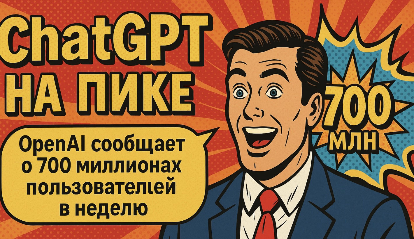 ChatGPT на взлёте: OpenAI готовится преодолеть отметку в 700 млн пользователей в неделю