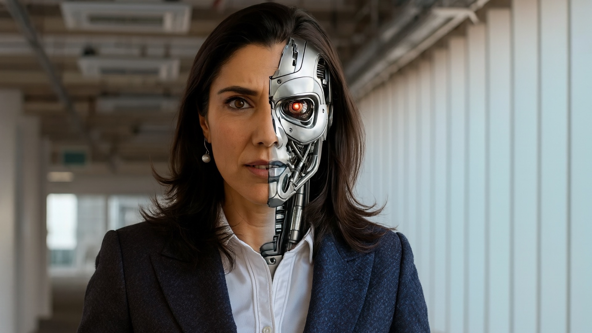 Британская документалка об угрозе ИИ закончилась признанием: ведущая — тоже нейросеть