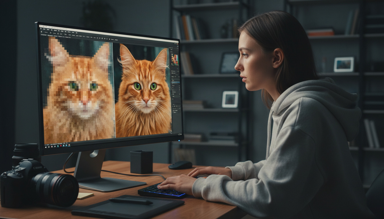 Обложка: Нейросеть для улучшения качества фото: ТОП-13 ИИ-сервисов для повышения качества фото