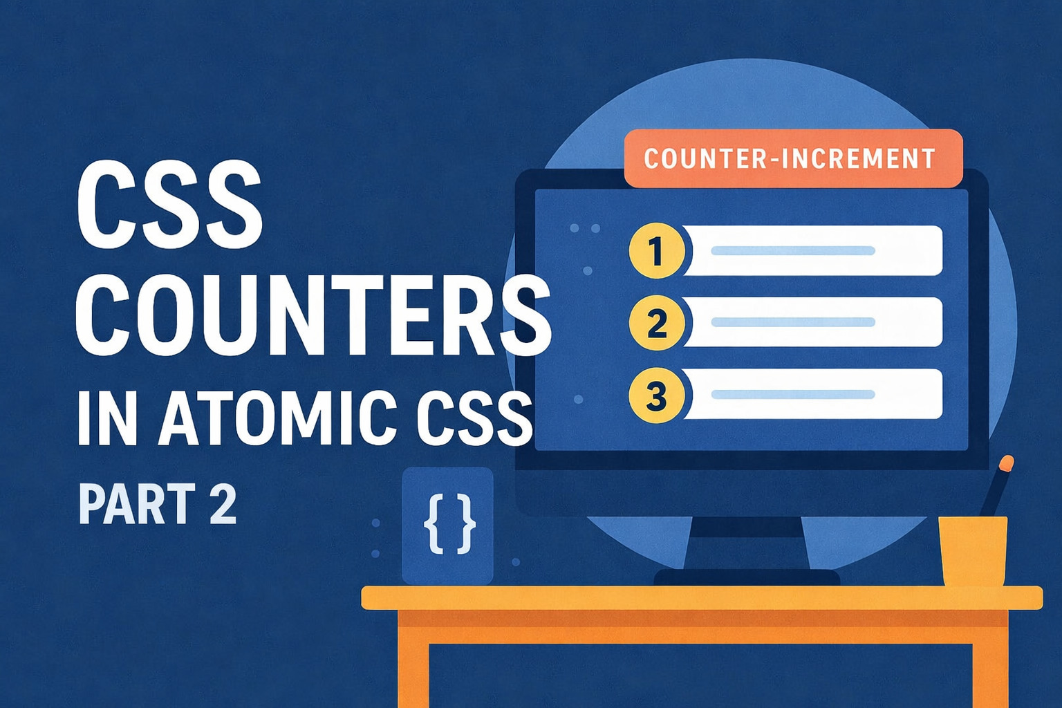 Обложка: CSS counters в подходе Atomic CSS - часть 2