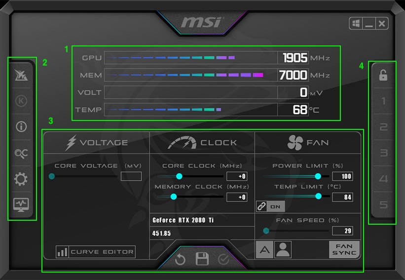 Как настроить MSI Afterburner для разгона видеокарты 1